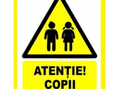 Placuta atentie copii